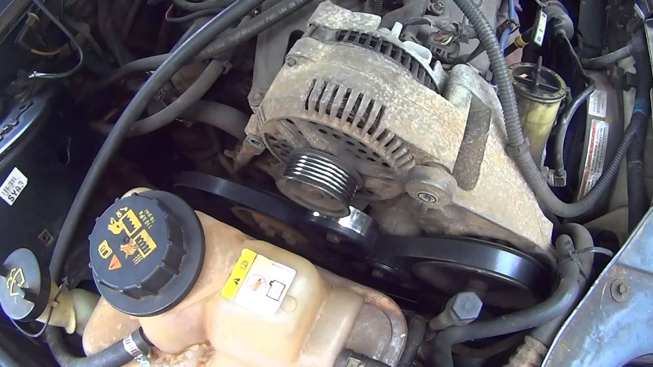 How to replace an Alternator on a Ford Taurus Automobile ... 01 windstar wiring diagram 