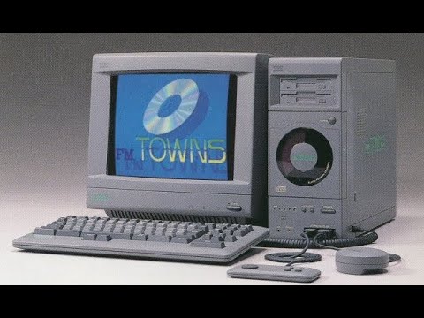 Fujitsu FM TOWNS II MF20 FMタウンズ The Gay Gamer: Someone bought this rad FM Towns II computer