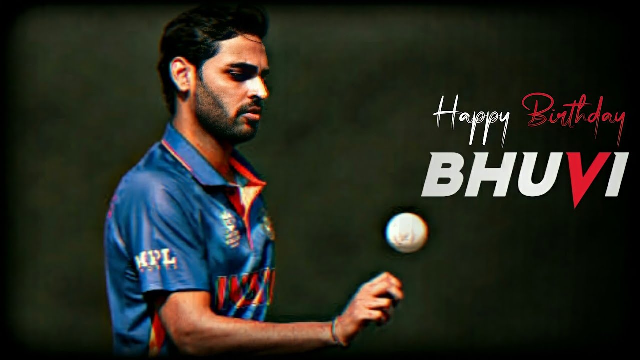 HAPPY BIRTHDAY BHUVNESHWAR KUMAR WHATSAPP STATUS  SWING KING  KVR CREATIONZ