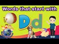 Words that start with Dd | Letter Dd| The Alphabet