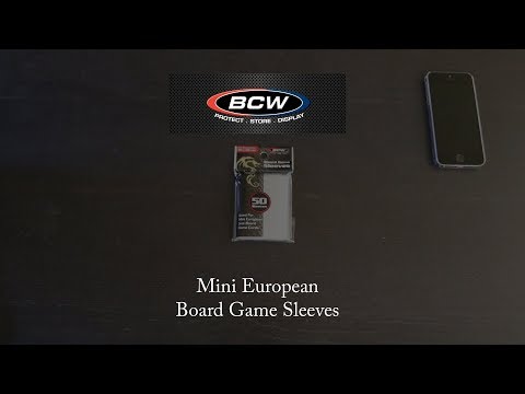 BCW - Mini European Board Game Sleeves