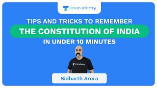 Tips and Tricks to Remember the Constitution of India in under 10 minutes - UPSC CSE/IAS Aspirants