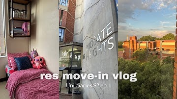 Res move-in vlog | second year UJ student | Room Tour