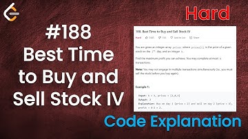 Best Time to Buy and Sell Stock IV | Live Coding with Explanation | Leetcode - 188