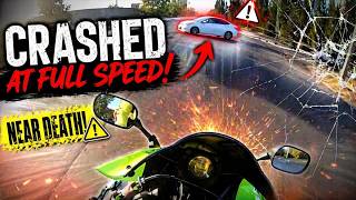 Fastest Motorcycle Crash & Close Call Moments Caught on Camera