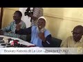 Boukary Kabore dit le lion menace la France et Macron de quitter le CFA avec le Burkina Faso