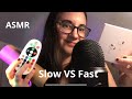 Asmr qubcoisfranais  slow vs fast triggers