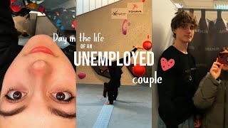 unproductive day in the life of 2 gym baddies (climbing, thrifting, cooking)