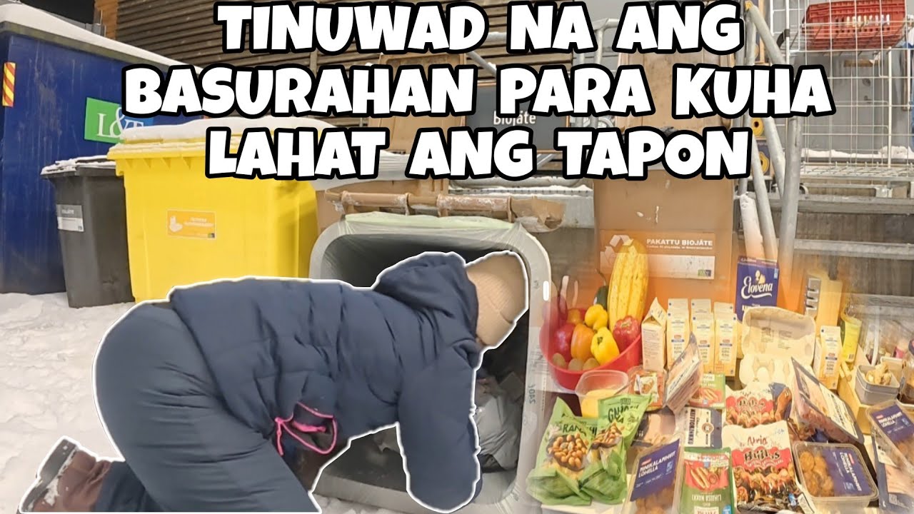 MULING PAGTUMBA KAY MISTER BIN PARA MAGAPANG ANG JACKPOT | DUMPSTER DIVING IN FINLAND | THAI-FINNISH