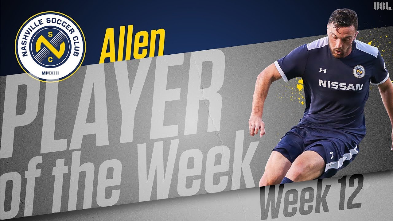 USL Player of the Week - Brandon Allen, Nashville SC live gamer portable