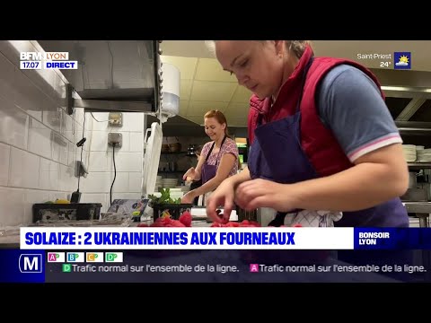 Solaize : deux ukrainiennes aux fourneaux