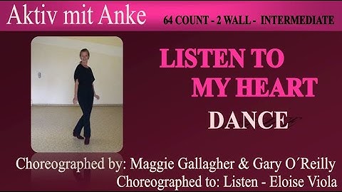 Listen to my heart - Maggie Gallagher & Gary O´Reilly - dance by Anke