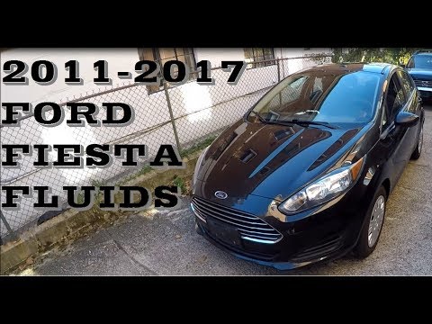 How to Check your Ford Fiesta Fluids 2011-2017
