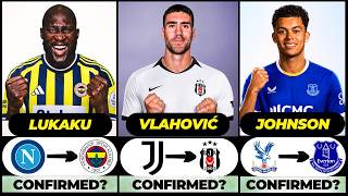 🚨 NEW CONFIRMED TRANSFERS & RUMOURS! 🚨🔥 ft. Vlahovic, Lukaku, Johnson... etc