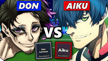 Aiku VS Don Lorenzo! Who Is Better? (Shocking Results) | Blue Lock Rivals