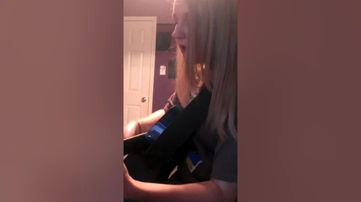 My best friend singing the song she wrote for me