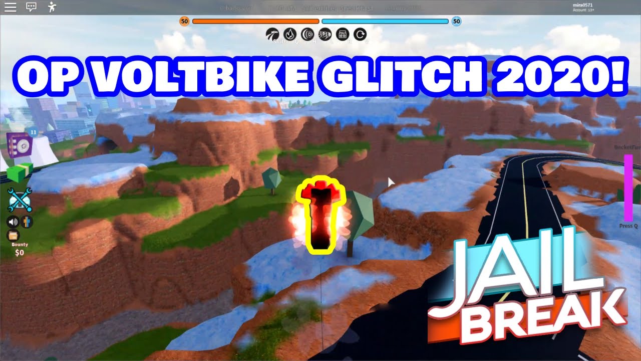 Op Voltbike Glitch 2020 Outdated Roblox Jailbreak Youtube