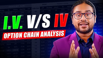 Analysis of Volume, Implied Volatility (IV), Intrinsic Value & Time Value in Option Chain Analysis