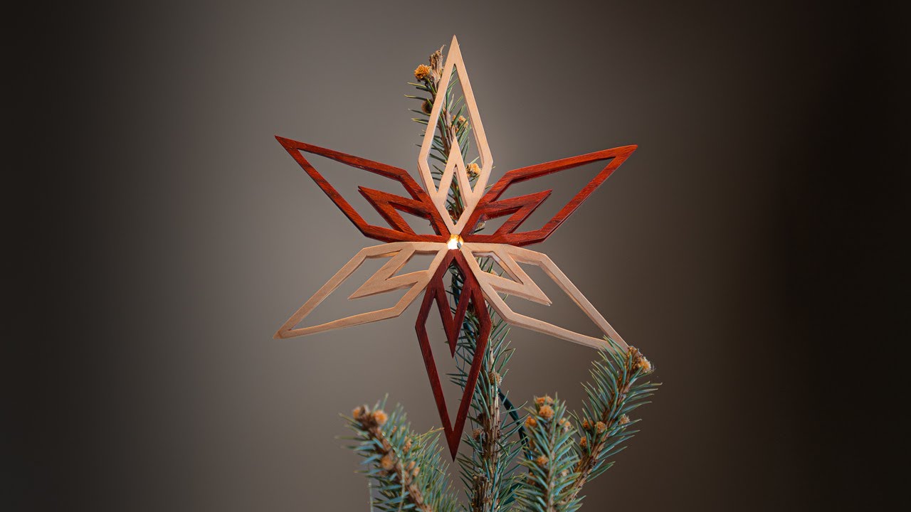 Making a Compound Cut Christmas Tree Star
