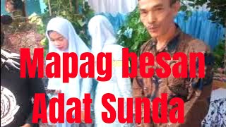 upacara adat Sunda penyambutan besan/mapag besan