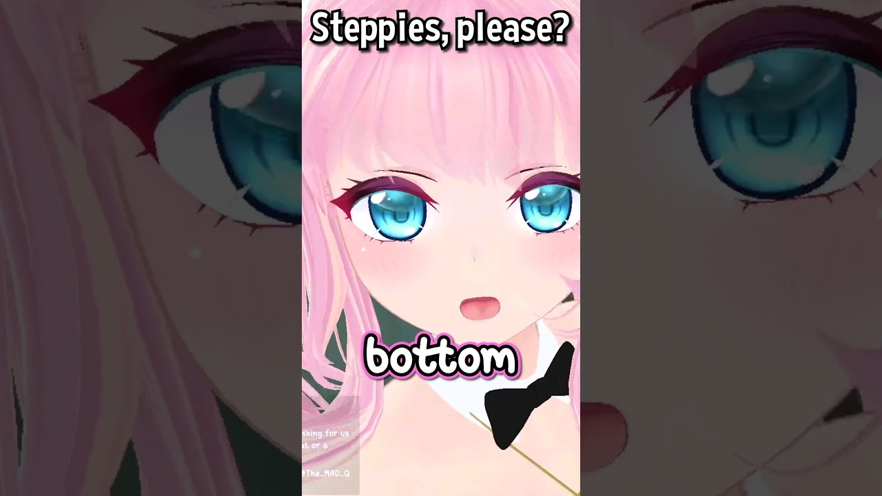 Steppies, please? #envtuber #vtuber #twitch #fyp #fypシ #shorts #twitchstreamer
