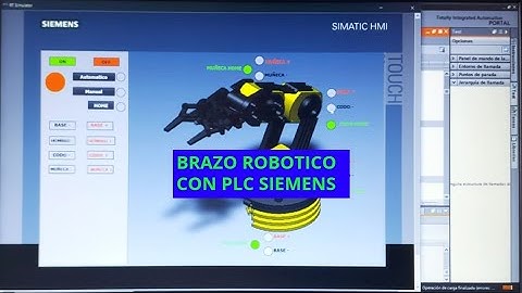 Brazo Robotico con PLC SIEMENS