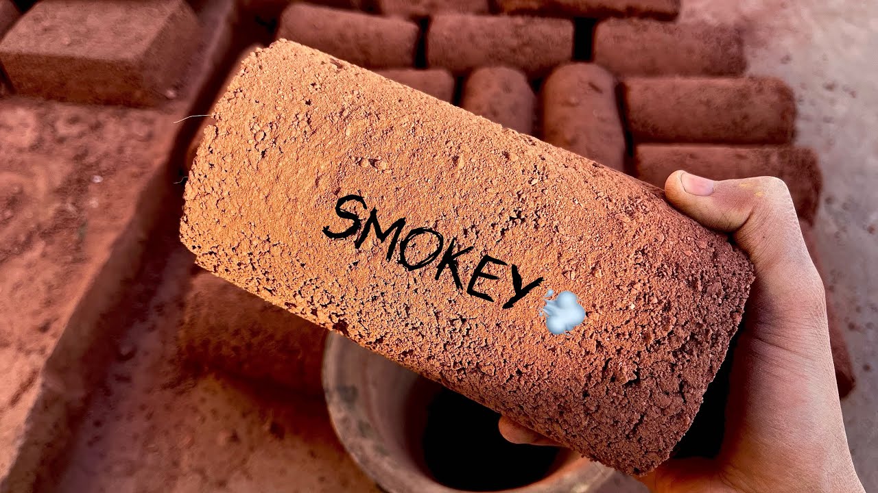 ASMR | New 🫡 Gritty Reddirt Dry Claypot and Floor Crumbling #smokey 