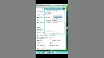 How to set Left side taskbar in windows server 2012