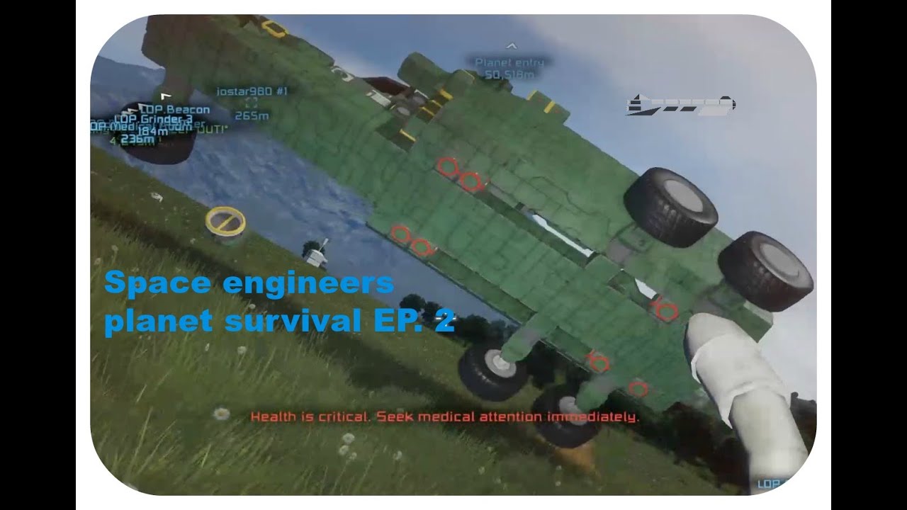 Space Engineers planet survival EP. 2 picking up the pieces - YouTube
