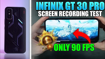 INFINIX GT 30 PRO BGMI TEST SCREEN RECORDING⏺️ | INFINIX GT 30 PRO PUBG TEST SCREEN RECORDING