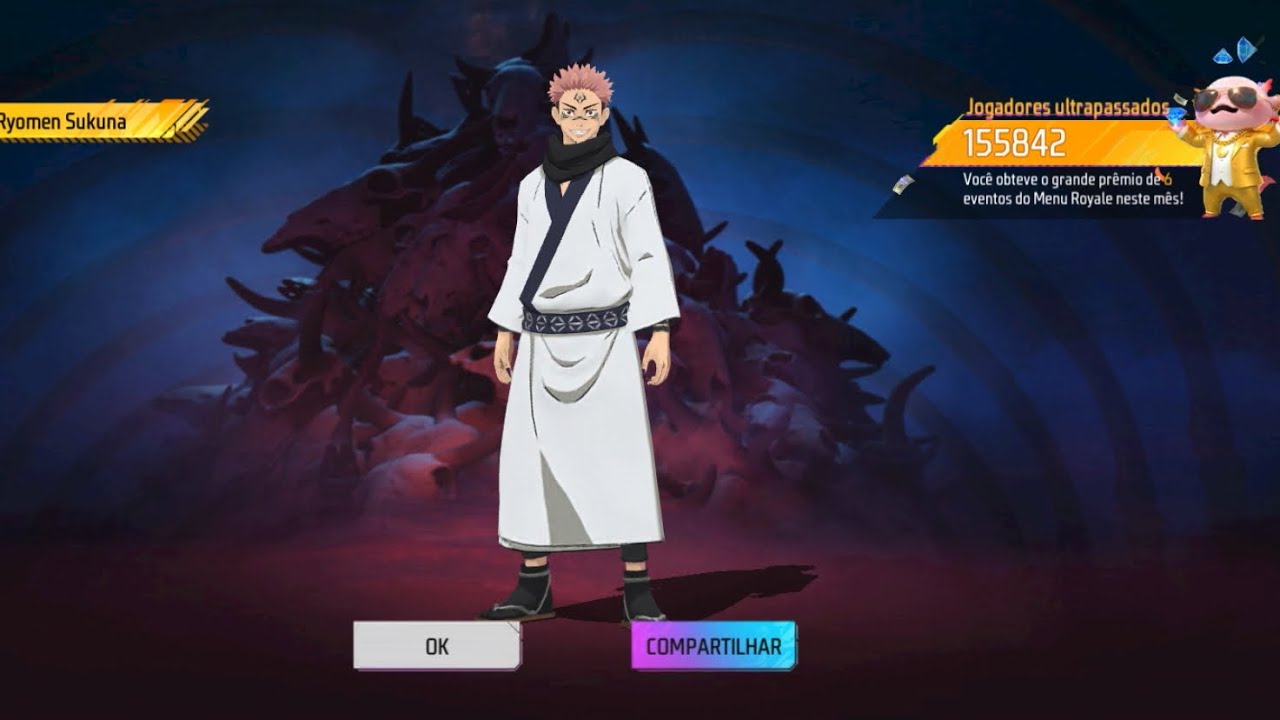 PEGANDO O SUKUNA NO FREE FIRE ,EVENTO TOKEN ROYALE ,ACESSO ANTECIPADO!