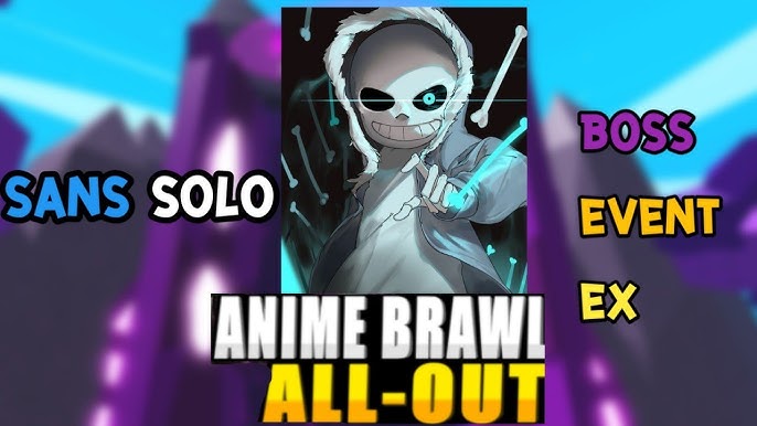 This Anime Fighters Game Had a MASSIVE UPDATE* [💀SANS 6 STAR] Anime Brawl: ALL  OUT ( All Codes) 