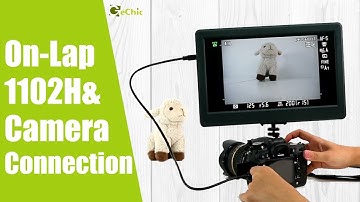 GeChic How to Mount an Camera Field Monitor on Tripod by On-Lap 1102H Portable Monitor