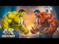 "Titan Clash (2025) 4K: Yellow Hulk vs. Red Hulk"
