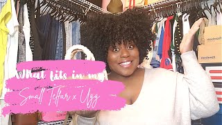 WHAT FITS IN MY SMALL TELFAR x UGG // TELFAR x UGG 👜// WIMB // YANCY WILL🤗🥰