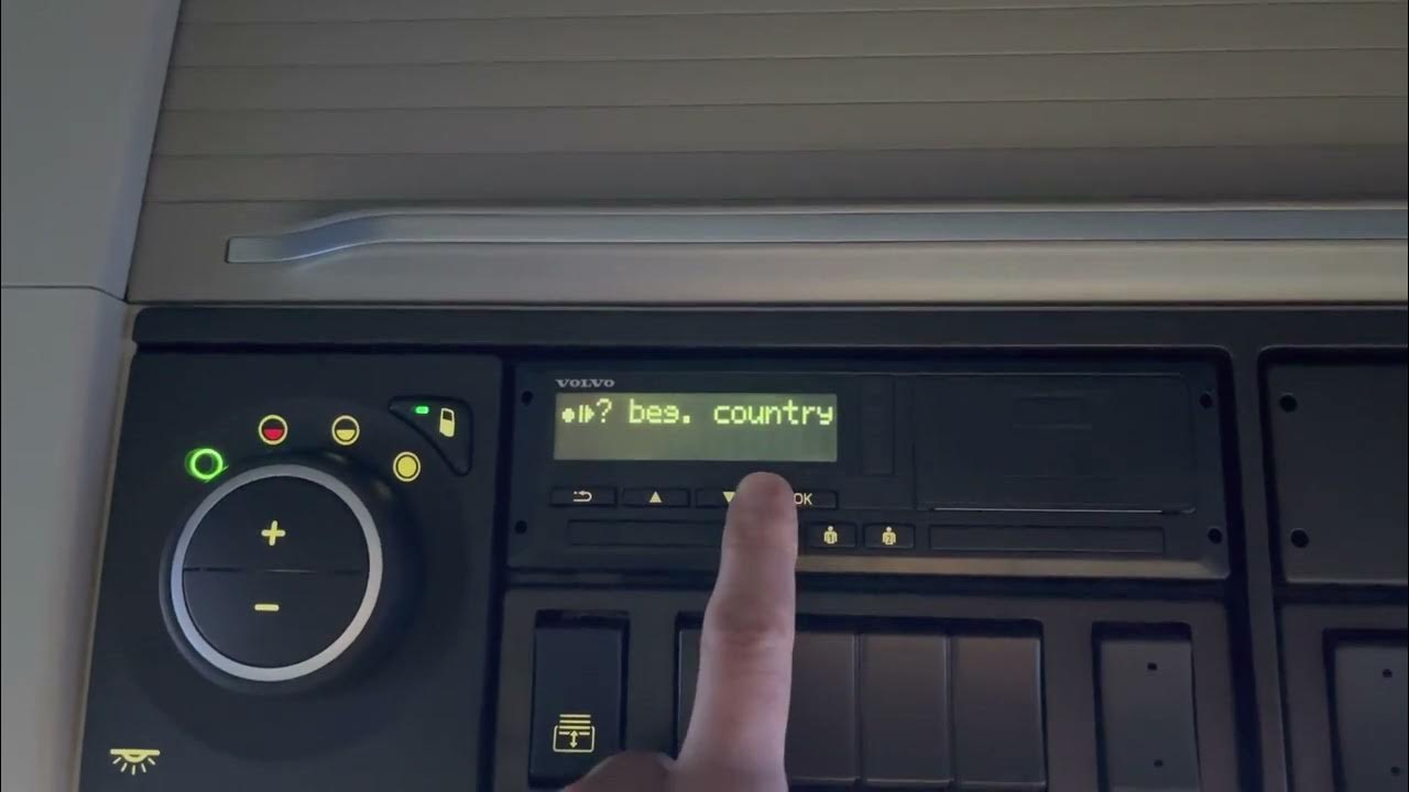Tachograph manual entry YouTube