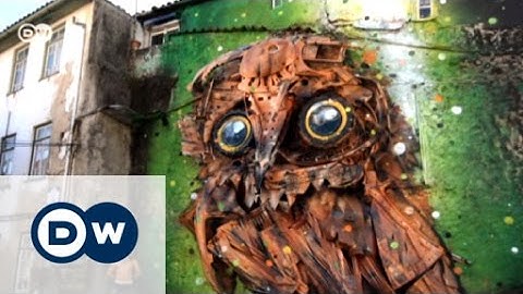 From trash to art - murals by Bordalo Segundo | Euromaxx