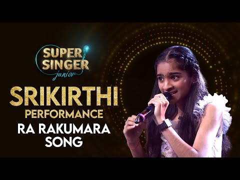 SriKirthi's Ra Rakumara Song Performance | Super Singer Junior | StarMaa - ADITYAMUSIC