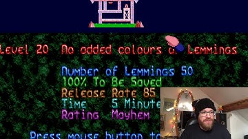 No Added Colours or Lemmings (Pause-free Playthrough)