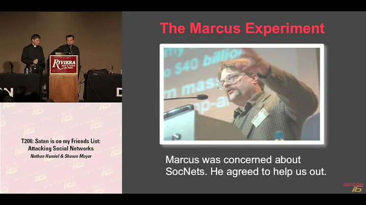 DEF CON 16 - Nathan Hamiel & Shawn Moyer: Satan is...