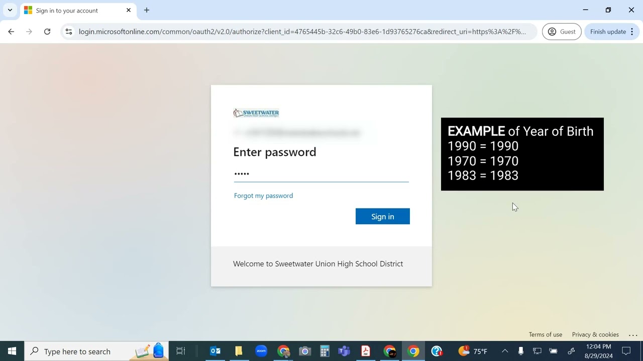 Student Account Login Guide