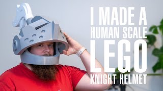 I Made Myself A Lego Inspired Knight Helmet