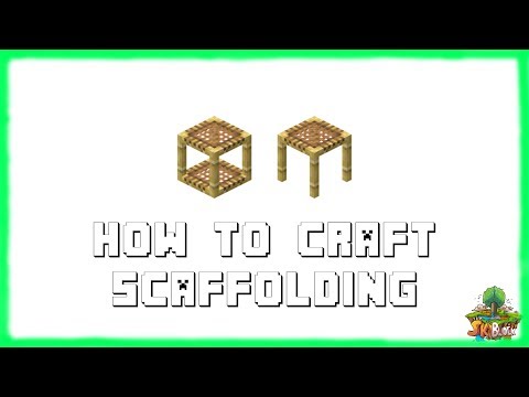 Minecraft 1 16 3 How To Craft Scaffolding Youtube