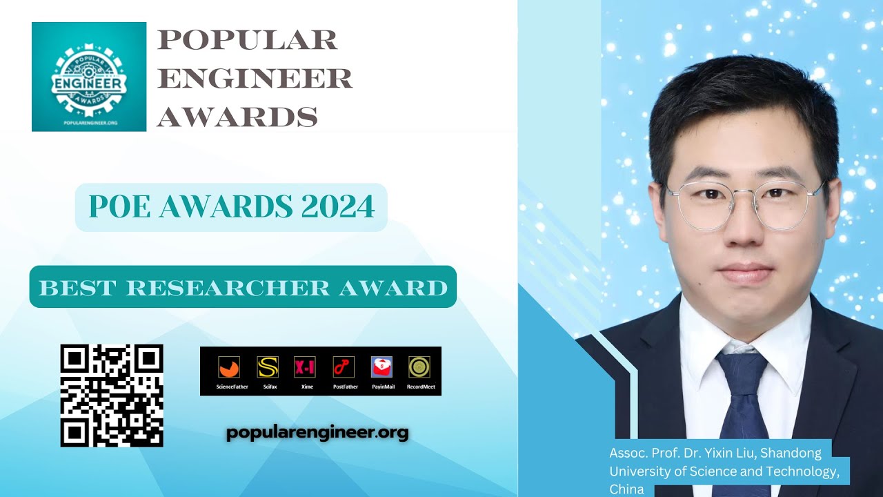 Assoc. Prof. Dr. Yixin Liu | Shandong University of Science and Technology | China #sciencefather