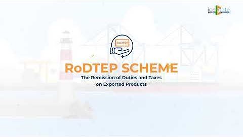 Icegate presentation on RoDTEP