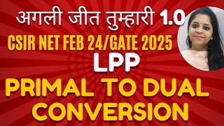 Primal to Dual Conversion in LPP|Solve Duality Problems|Understand DualityTheorem|Duality in LPP