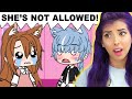 The ONLY Girl In An ALL MALE Alpha School | Gacha Life Mini Movie Reaction