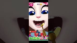 My_angella is washing her teeth😬🤪 #shortvideo #angela #talkingtom #gaming #shorts #subscribe