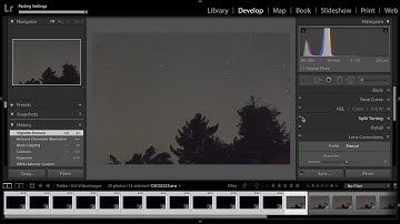 Using Lightroom to prepare images for Starry Landscape Stacker