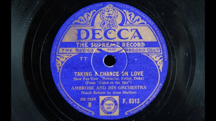 Taking a chance on love - Ambrose and his orchestr...
